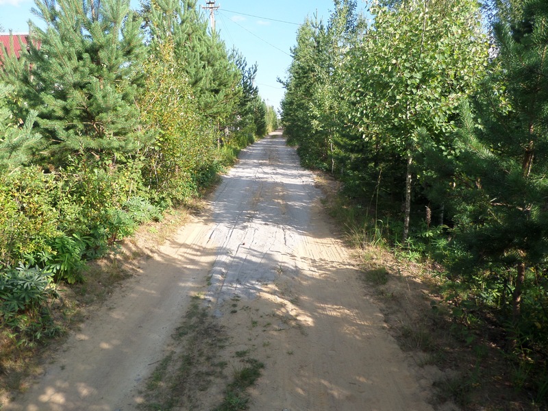 Отсыпка дорог в СНТ "Контур" 22.08.2015 года
