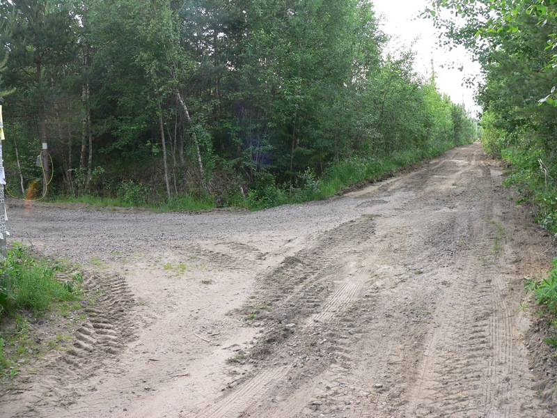 Грейдерование дорог в СНТ "Контур" летом 2011 года