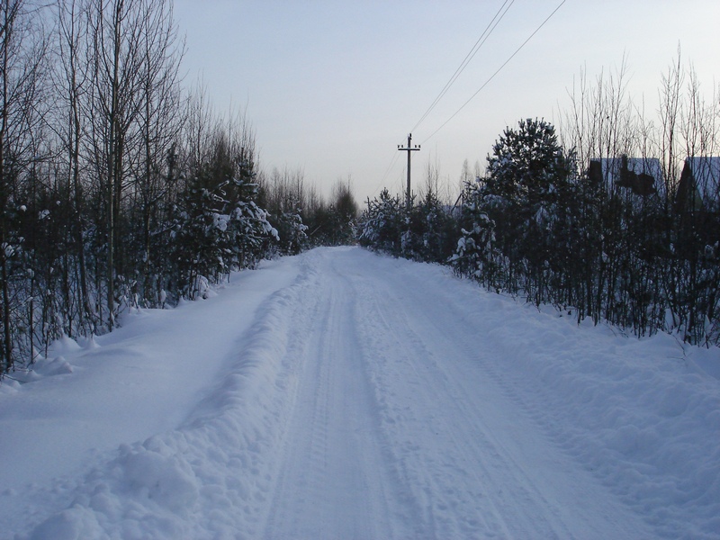 Зима 2010 года ст. Горьковское СНТ "Контур"