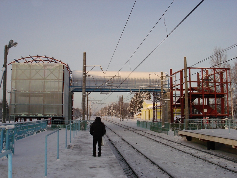 Зима 2010 года ст. Горьковское СНТ "Контур"